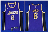 Lakers 6 Lebron James Purple Nike Swingman Jersey,baseball caps,new era cap wholesale,wholesale hats